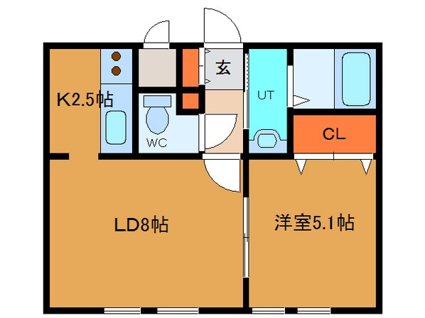 アリエーテ本町の物件間取画像